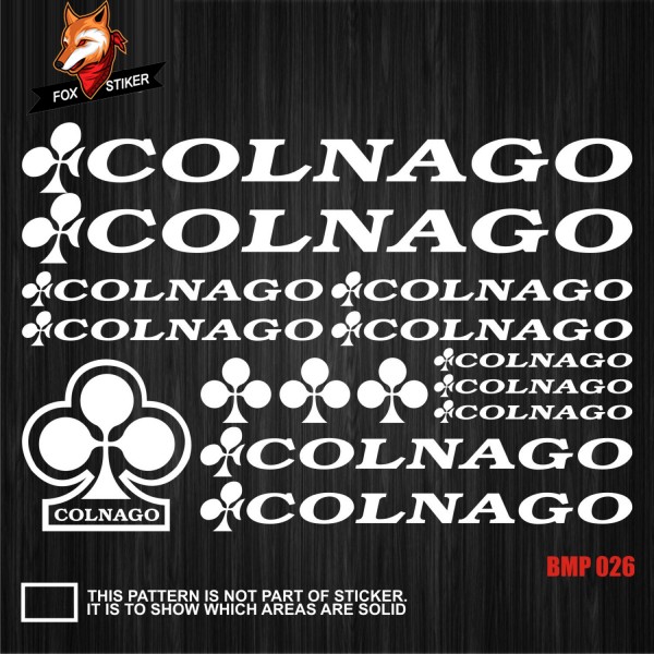 Bicycle Frame Decal Stickers Colnago 02